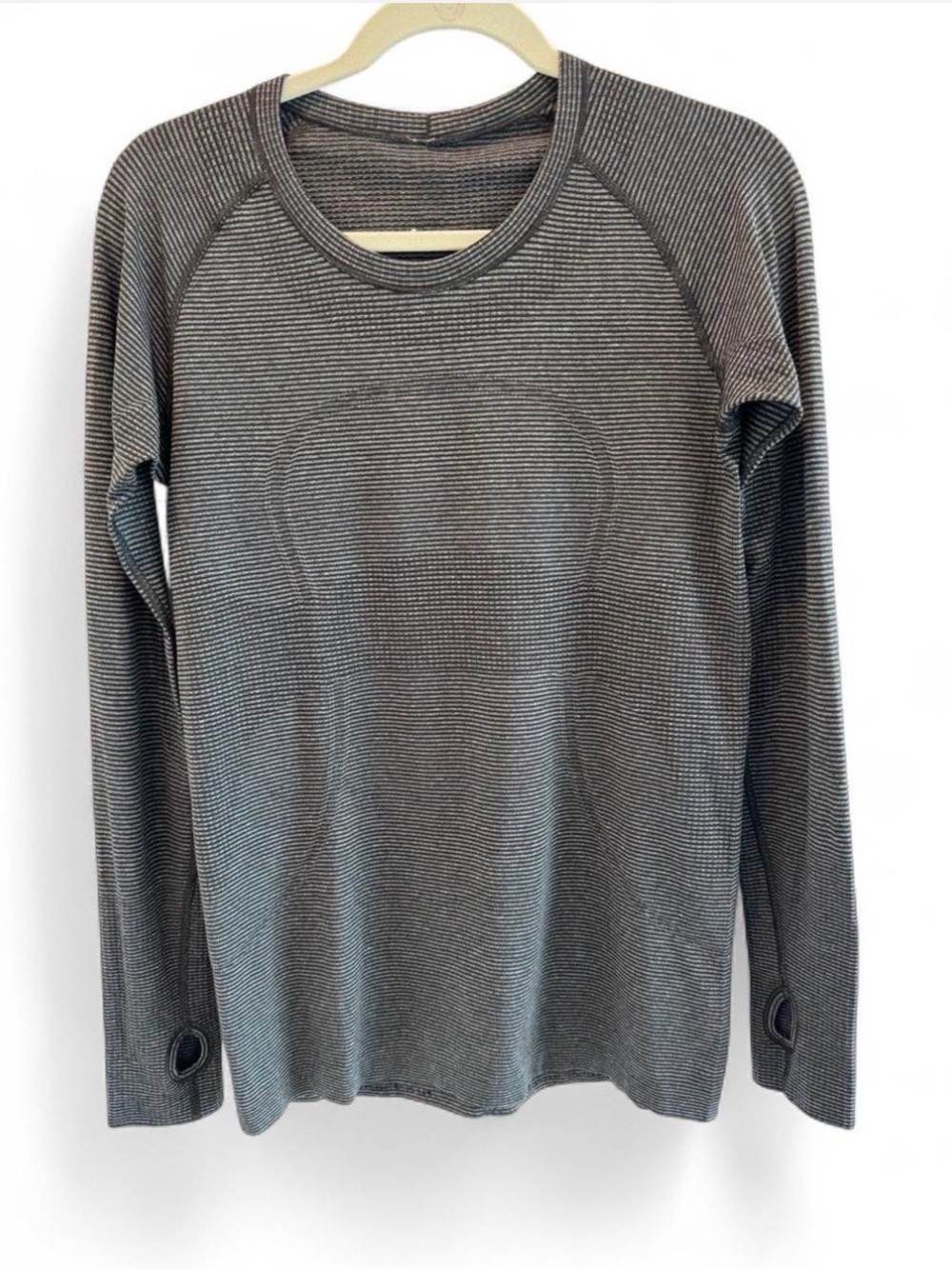 lululemon athletica Striped Crewneck - Gray